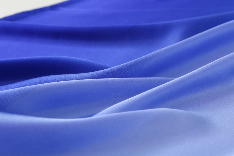 CrossKulture - ShadedAqua satin long scarf fabric view