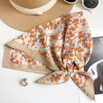 CottonGrace Cotton Orange Square Scarf