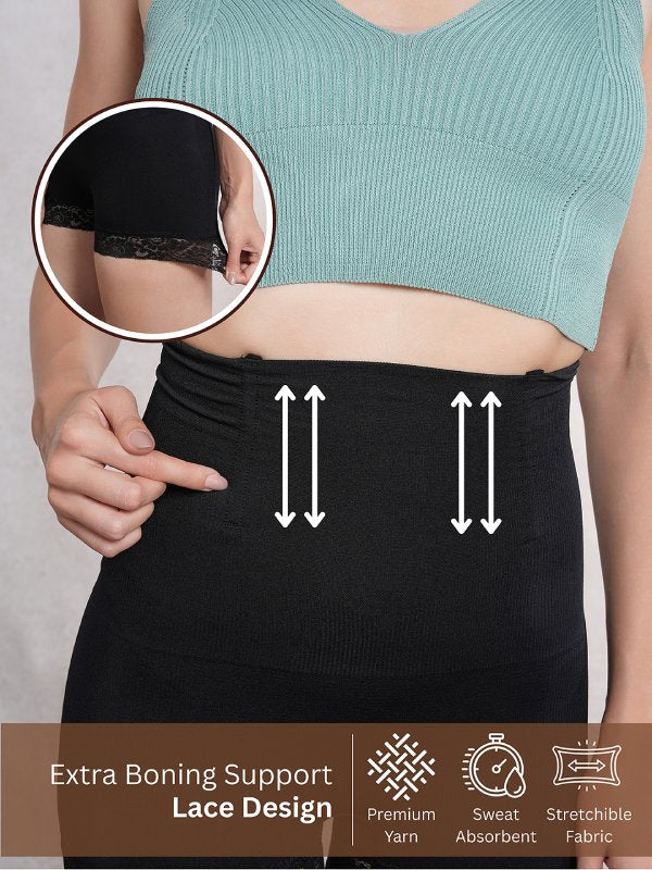 LaceContour High Waist Tummy Control ShapeToner Shorts