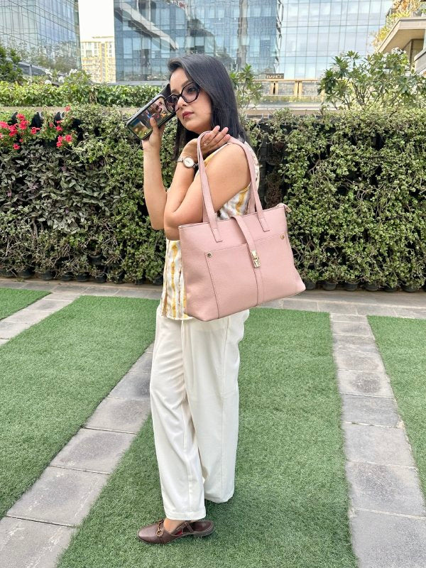 CrossKulture - JumboTrendy Tote Bag Model image with front view