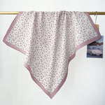 CottonBloom Cotton Pink Square Scarf