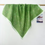 CottonCanvas Cotton Green Square Scarf