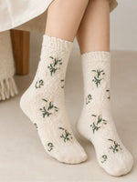 SoleCuties Beige Crew Socks Combo Pack of 3