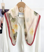 NetVogue Red Gauze Square Scarf