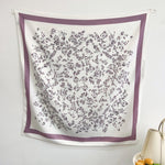 CrossKulture - SoothingMauve satin scarf full front view