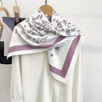 CrossKulture - SoothingMauve satin scarf style in hanger