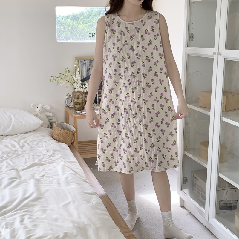 ChicRetreat Sleeveless Lounge Dress