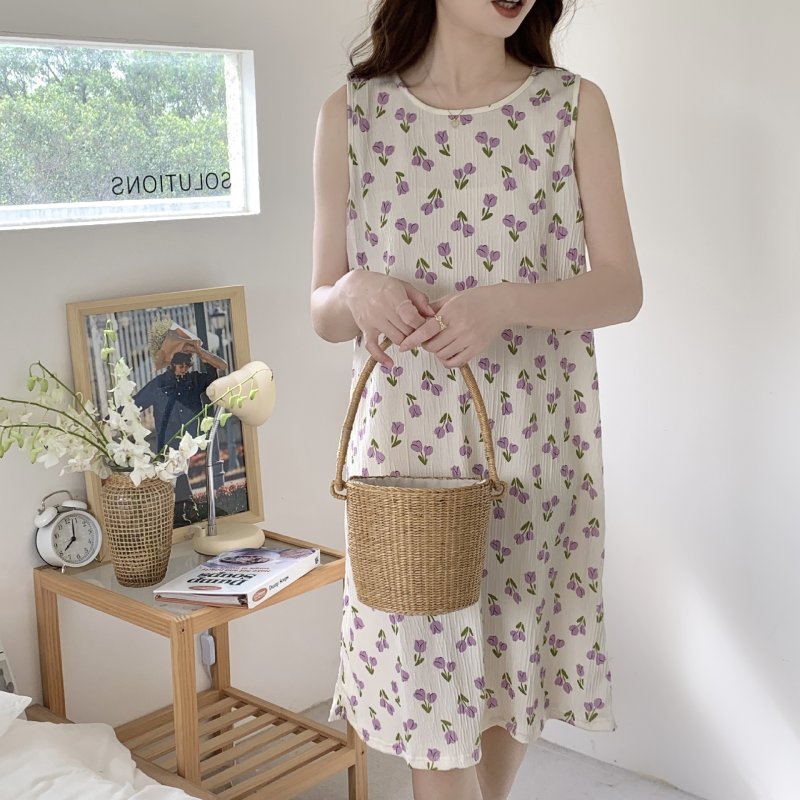 ChicRetreat Sleeveless Lounge Dress