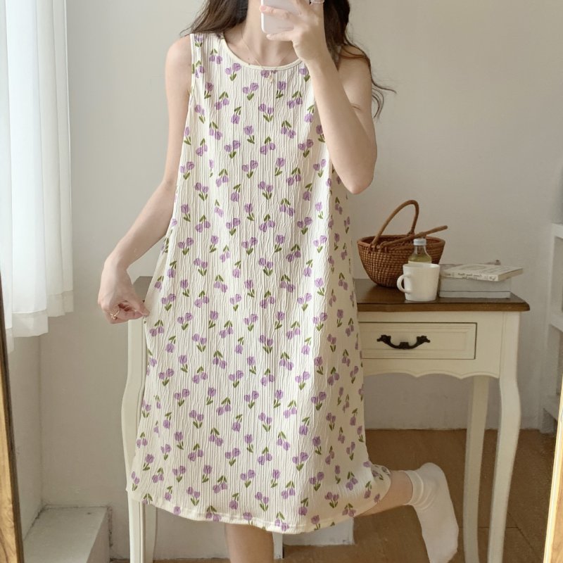 ChicRetreat Sleeveless Lounge Dress