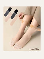 CrossKulture - InvisbleSteps liner socks model leg view
