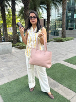 CrossKulture - JumboTrendy Tote Bag Model image with back view