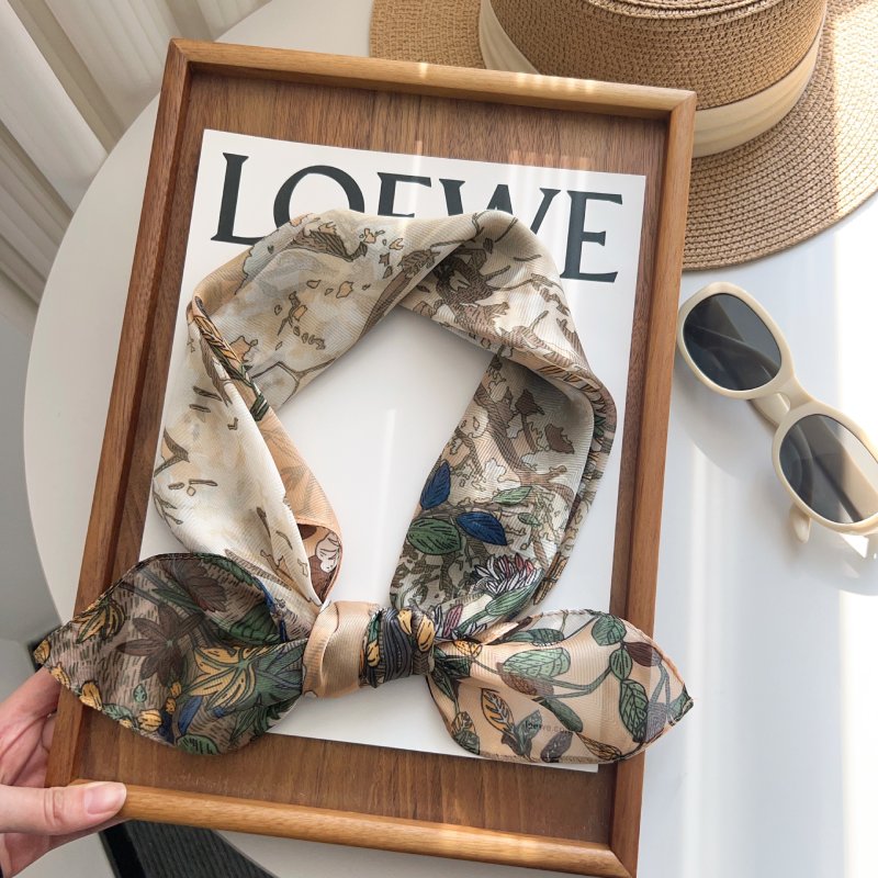 NetPoise Multicolour Gauze Square Scarf