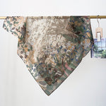 NetPoise Multicolour Gauze Square Scarf