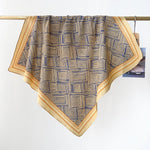 CottonMuse Cotton Blue Square Scarf