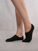 SoleGang Black No show Socks combo pair of 4
