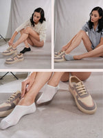 SoleKick Multicoloured No show Socks combo pair of 3
