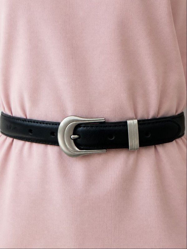 UrbanLine Black Women Leather Belt