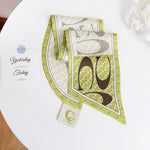 TrendLegacy Satin Neck Scarf Green