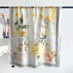 GardenCanvas Long Satin Scarf White