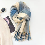 PlaidWeave Cashmere Checkered Scarf