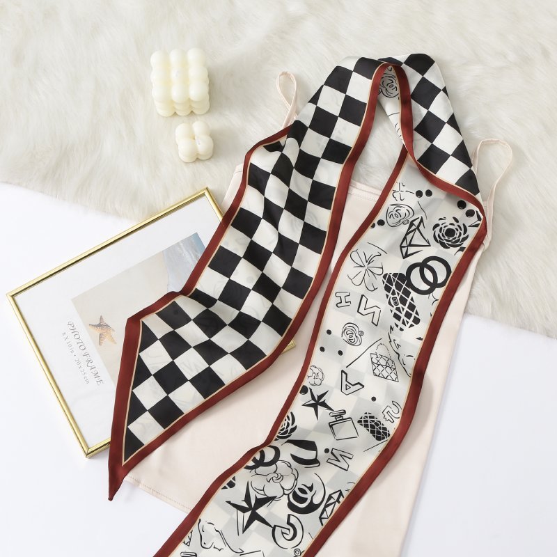 CrossKulture - RibbonCheckers satin scarf