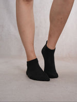 SoleBeauty Black Ankle Length Combo Pair of 4