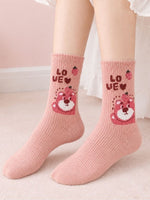 SoleDream Pink Crew Socks Combo Pack of 3