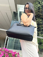 CrossKulture - MoreTrendy Tote Bag front view side model image