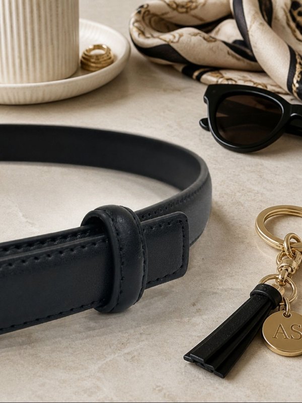 UrbanLine Black Women Leather Belt