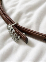 ClassicLine Brown Women Leather Belt