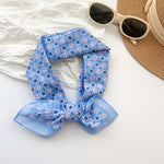 CottonDrift Cotton Blue Square Scarf