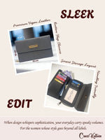 CrossKulture - SlateClutch lightweight clutch bag infographic image with features