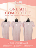 TulipTranquil Floral Printed Night Gown