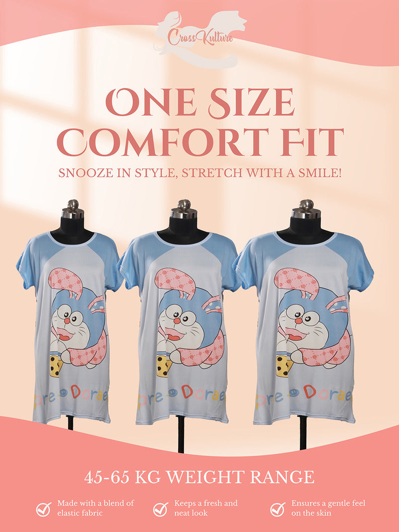 VividSnooze Printed Long Tees