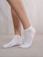 SoleLove White Ankle Length Combo Pair of 4