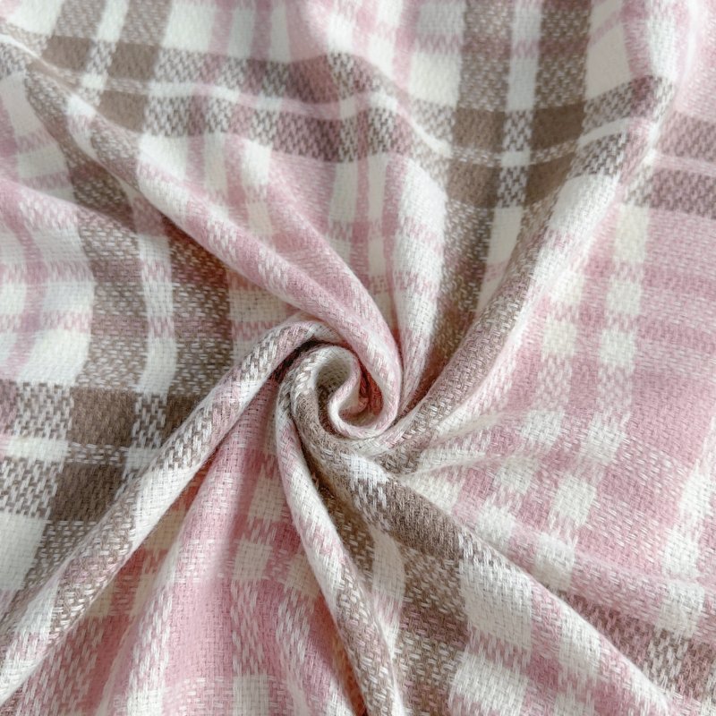 WinterPlaid Cashmere Checkered Scarf