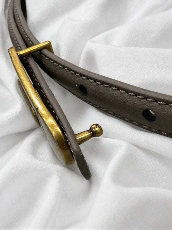 TimelessLine Camel Women Leather Belt