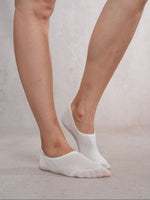 SoleDance White No show Socks combo pair of 4