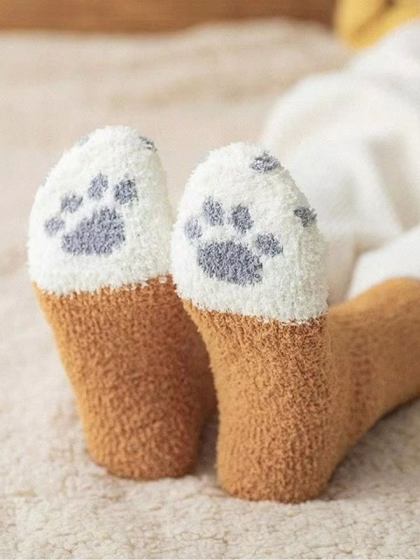 SoleCrush Brown Crew Socks Combo Pack of 3