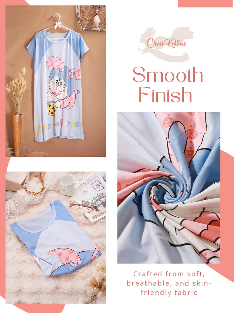 VividSnooze Printed Long Tees