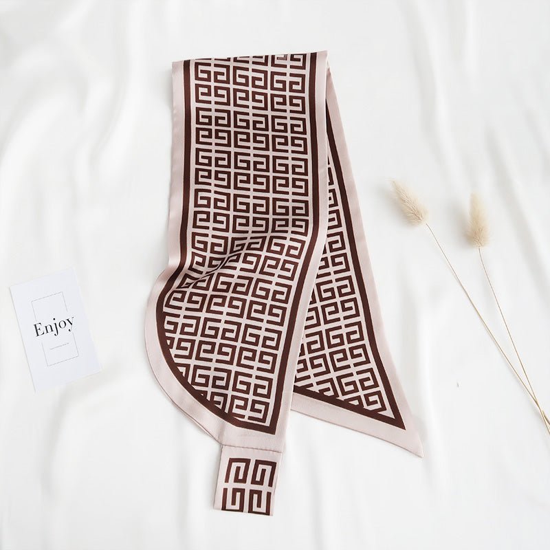 CrossKulture - PrettyMaze neck satin scarf