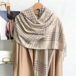 CheckeredChic Cashmere Checkered Scarf