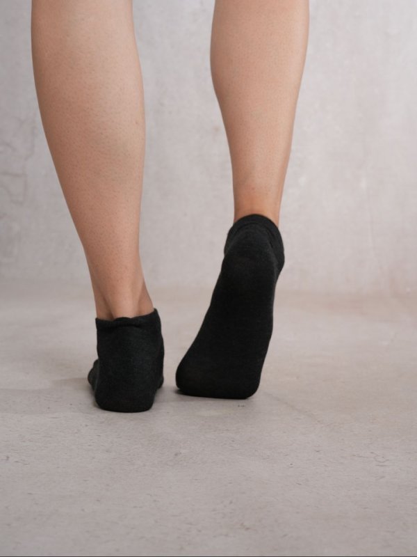 SoleBeauty Black Ankle Length Combo Pair of 4