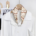 CrossKulture - GibberishEdit satin jewellery scarf on hanger