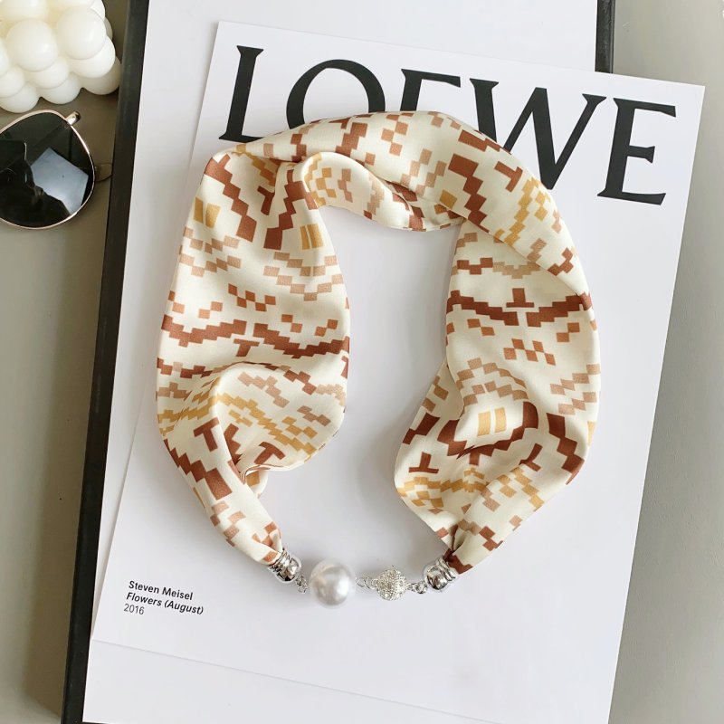 CrossKulture - GibberishEdit satin jewellery scarf