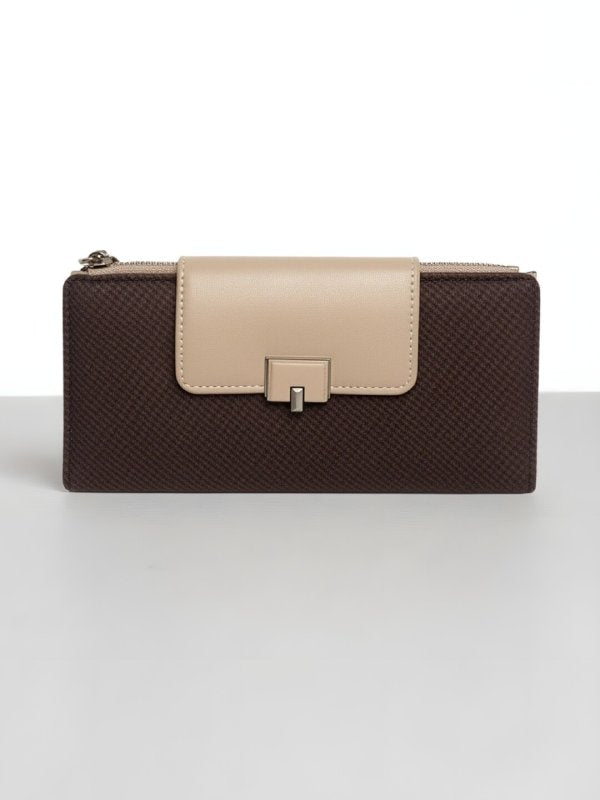 CrossKulture -GrandCarry lightweight long wallet front view