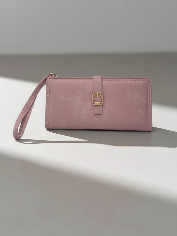 CrossKulture -SilkCarry lightweight long wallet front view