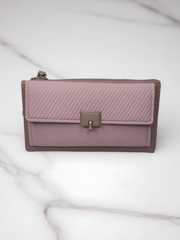 CrossKulture -PrettyCarry lightweight long wallet front view
