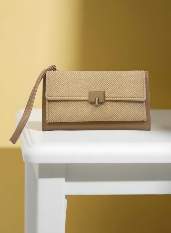 CrossKulture -ButteryCarry lightweight long wallet front view
