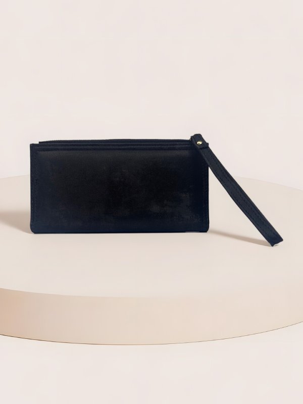 CrossKulture -NoirCarry lightweight long wallet back view